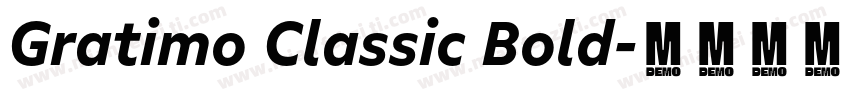 Gratimo Classic Bold字体转换